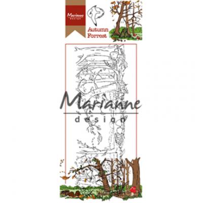 Marianne Design Clearstamp - Hetty's Border: Autumn Forest
